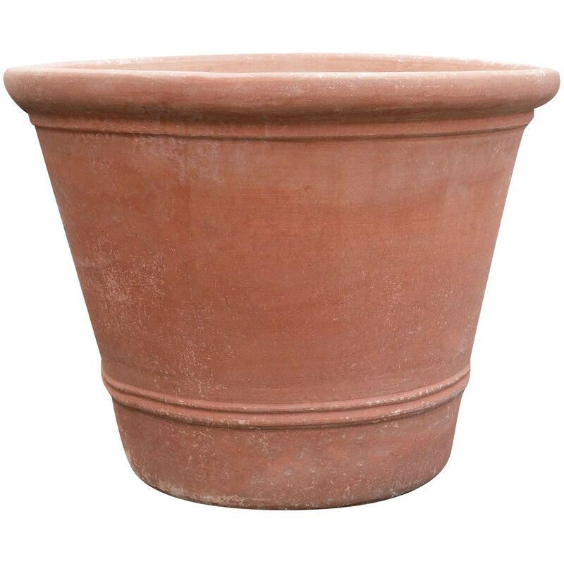 foto del prodotto vaso da esterno vaso in terracotta per piante made in italy vaso da giardino fioriera da balcone decorativa ciotola grande