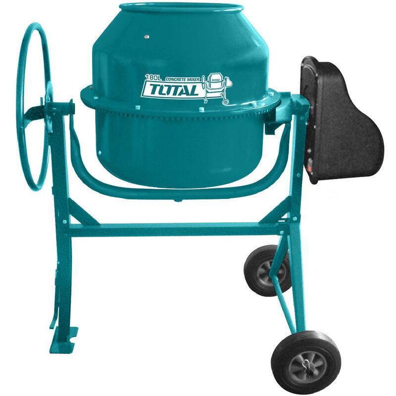 foto del prodotto tooltek betoniera elettrica 180l 800w impastatrice miscelatore cemento total