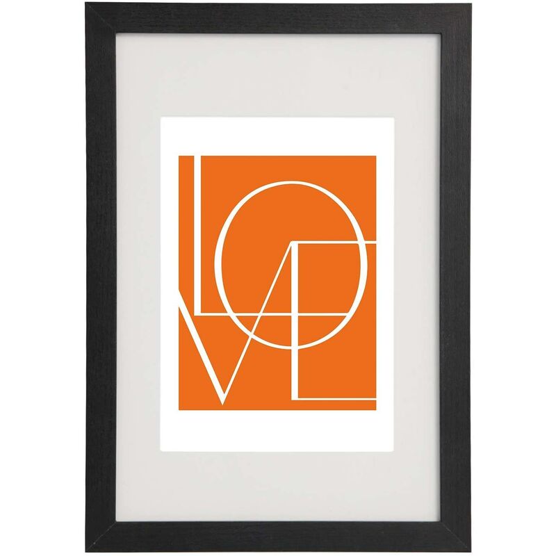 foto del prodotto cornice per foto 30x40cm in legno porta foto da parete e tavolo nero woltu