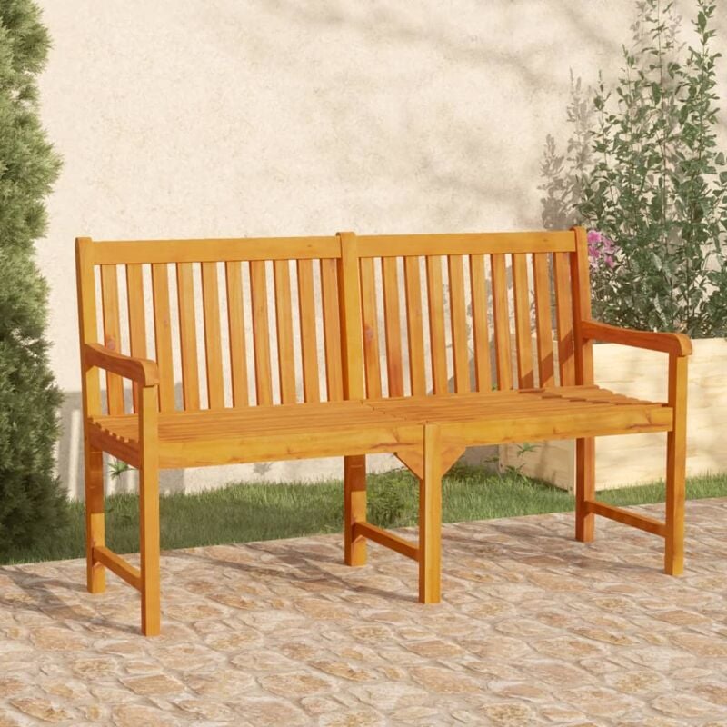 foto del prodotto vidaxl panca da giardino 150 cm in legno massello di acacia