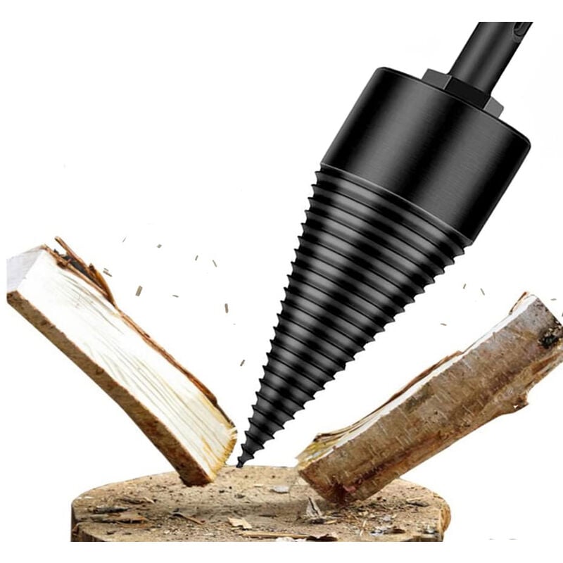 foto del prodotto bes punta spaccalegna per trapano 40mm vite conica gradini 3 manici taglia legno 365