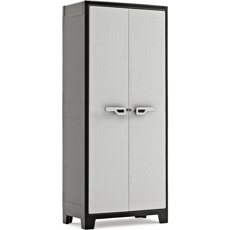 foto del prodotto armadio portascope titan xl cm. 80x44x182 h antracite grigio impermeabile keter