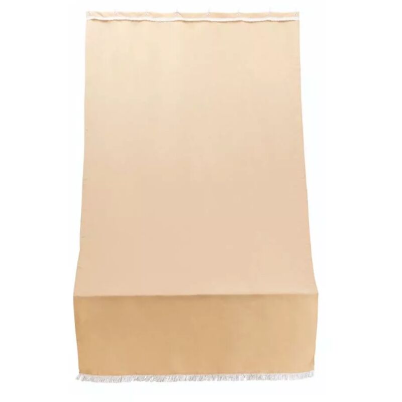 foto del prodotto tenda da sole con anelli per porta essenza beige h 300 x 140 cm