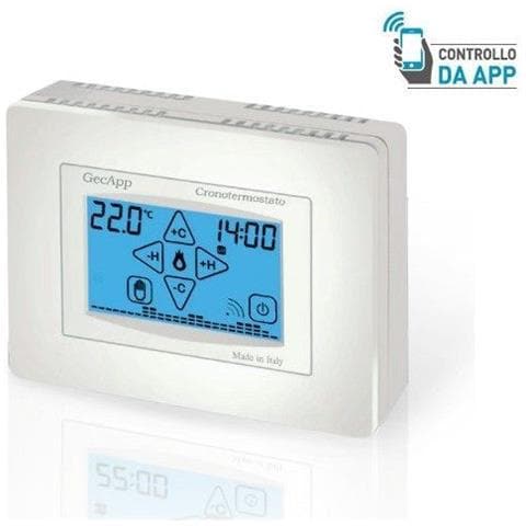 foto del prodotto 35262141 geca cronotermostato gsm touch screen gecapp, funziona con scheda sim telefonica