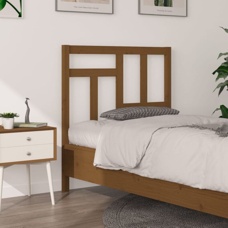 foto del prodotto testiera per letto ambra 95,5x4x100cm in legno massello di pino vidaxl