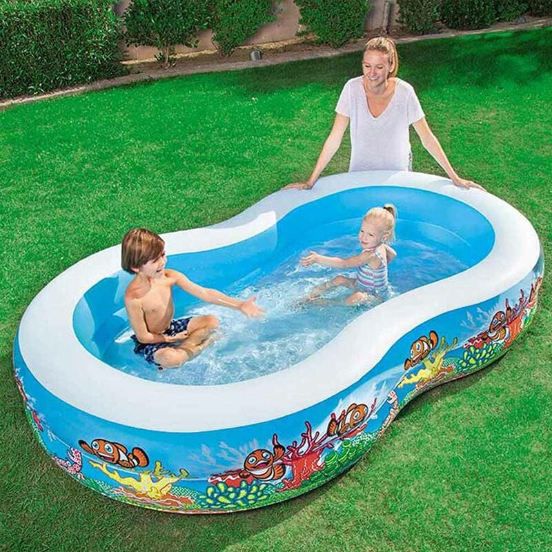 foto del prodotto piscina gonfiabile otto family 262x157x47cm 544lt 2 anelli per esterno bestway