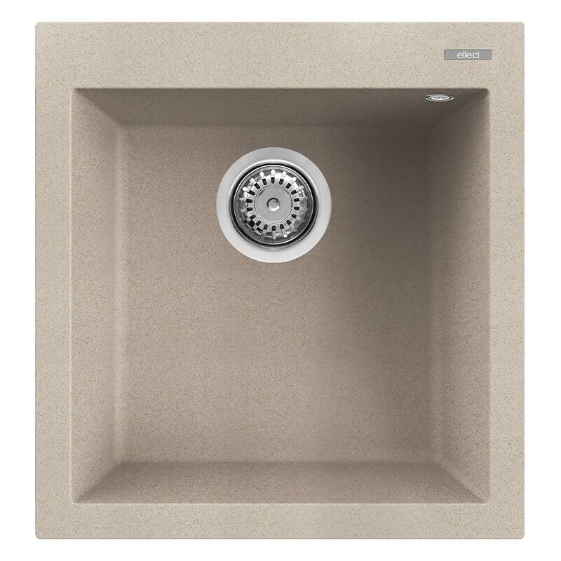 foto del prodotto lavello elleci incasso 1 vasca 47x50 quadra 102 granitek avena lgq10251