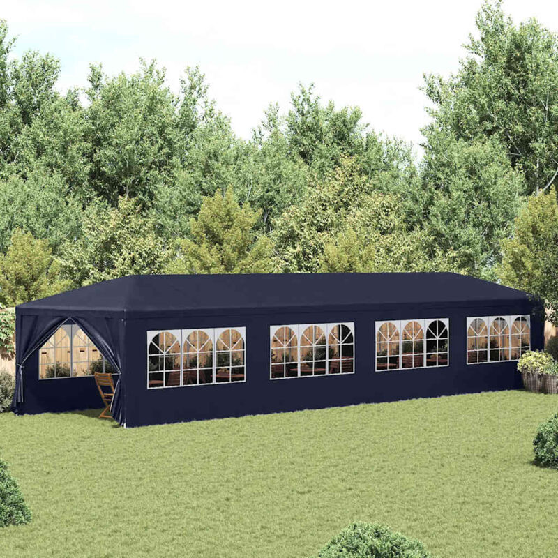 foto del prodotto vidaxl gazebo da giardino 3x12 m blu