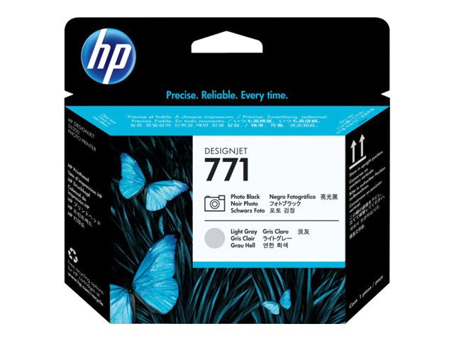 foto del prodotto hp testina di stampa nero fotografico grigio chiaro designjet 771