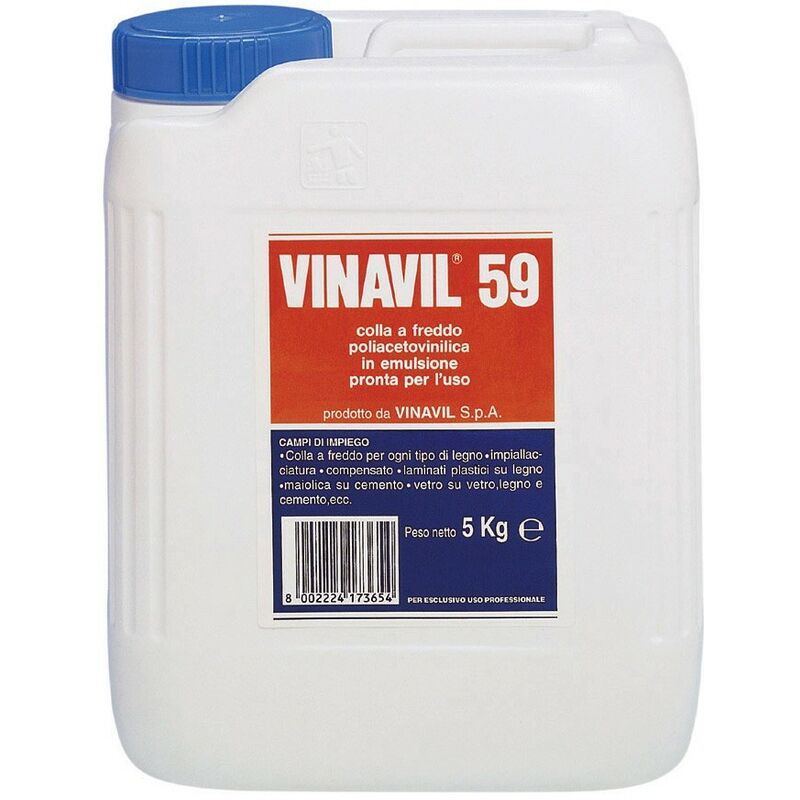 foto del prodotto bostik vinavil 59 colla vinilica vinavil 59 tanica da 5kg
