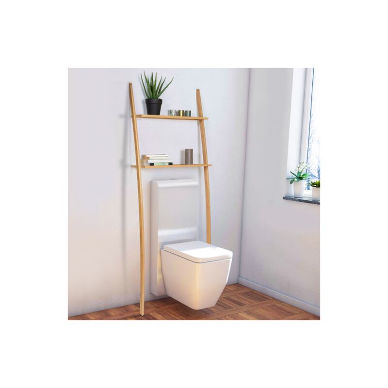 foto del prodotto mensola per toilette in bamb lana