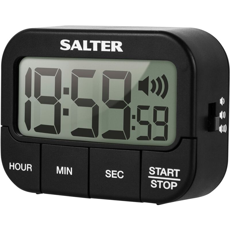 foto del prodotto 355 bkxcdu premium timer elettronico, magnetico autoportante, conto su gi , 19 ore e 59 minuti e 59 secondi, cicalino alto con 3 volumi, funzione di