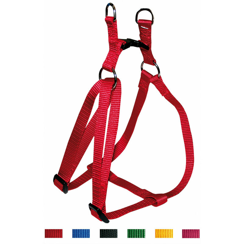 foto del prodotto pettorina nylon speedy md rosso croci