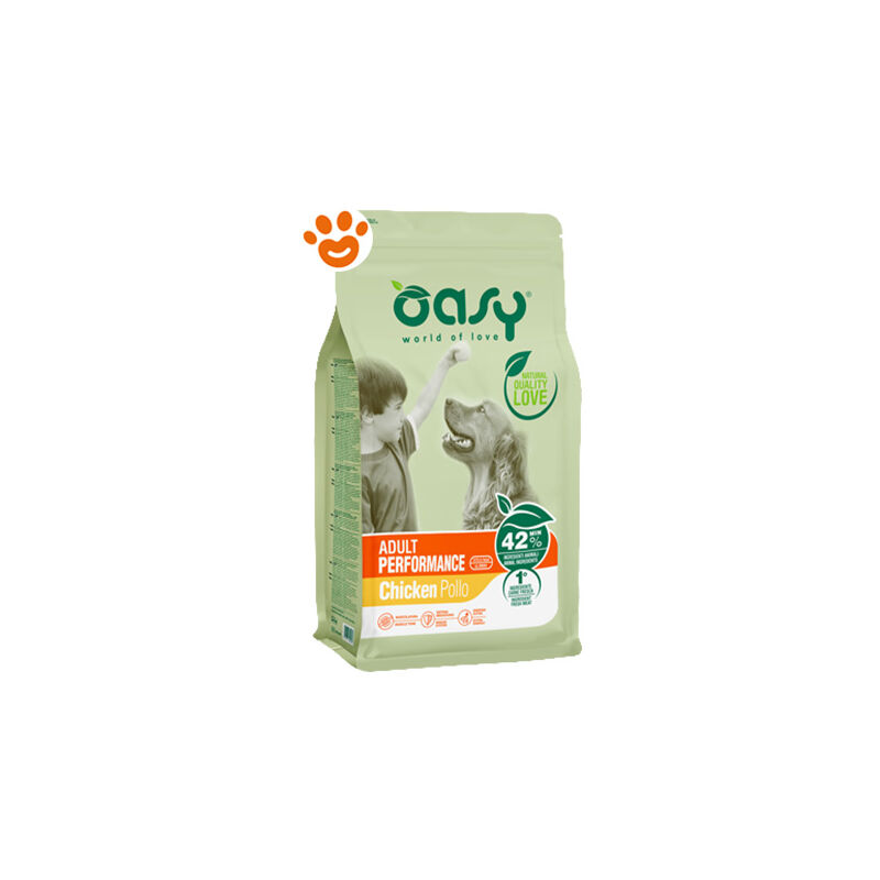 foto del prodotto dog lifestage adult performance con pollo dog lifestage adult performance con pollo sacco da 12 kg oasy