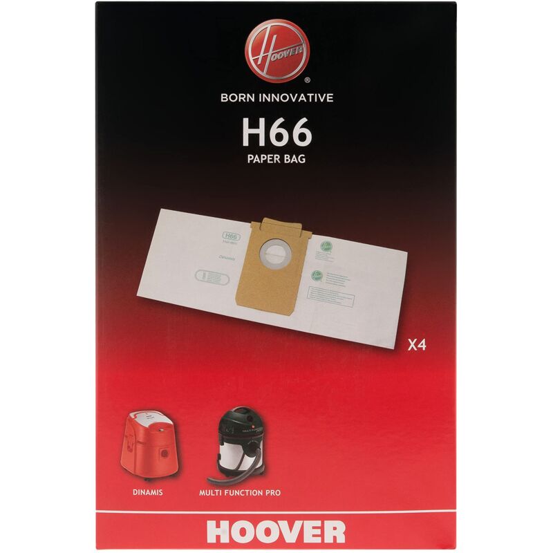 foto del prodotto 35600852 h66 sacchetti per dinamis e multi function pro x4 , 0 decibel, paper hoover