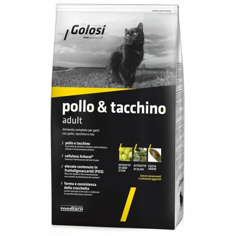 foto del prodotto golosi gatto 1,5 kg pollo e tacchino adult