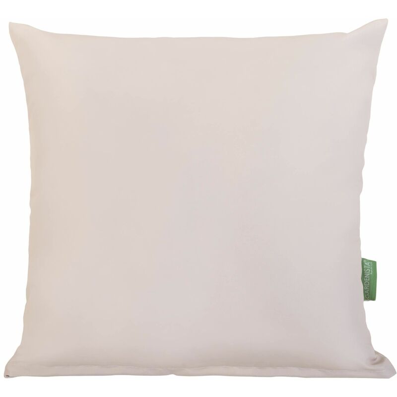 foto del prodotto cuscini decorativi, 45x45 cuscini decorativi impermeabili con rivestimento sfoderabile facile da pulire, pianura, beige mandorla gardenista
