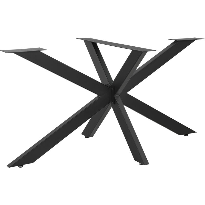 foto del prodotto gamba centrale oberau per tavolo fai da te 98 x 58 x 43 cm acciaio nero en.casa 