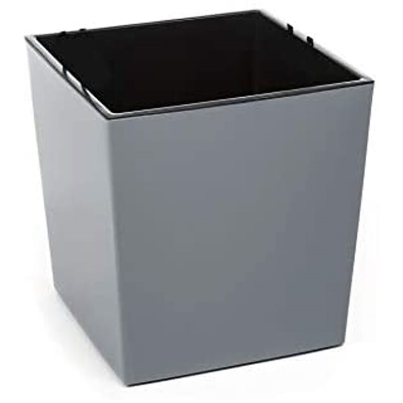 foto del prodotto vaso quadrato juka 19x19 cm grigio