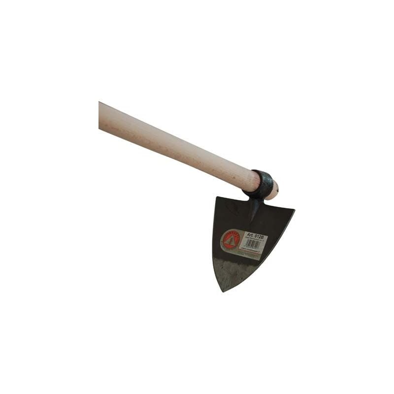 foto del prodotto orsatti zappa romana occhio tondo 012 manico acciaio forgiato faggio gr 400 mm 150x150 h.cm 130