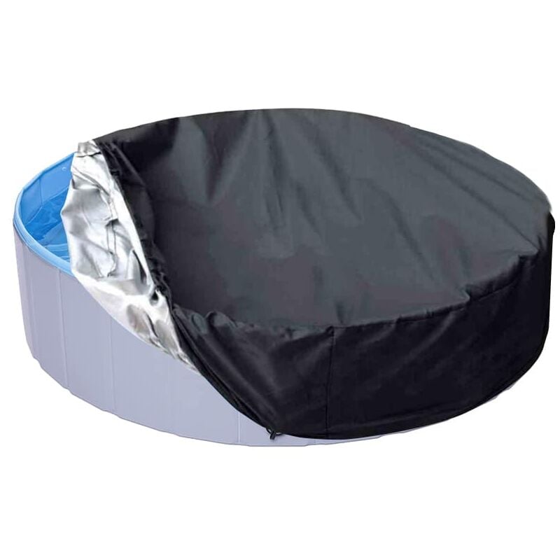 foto del prodotto copertura per piscina pet autoportante semirigida da 140 cm