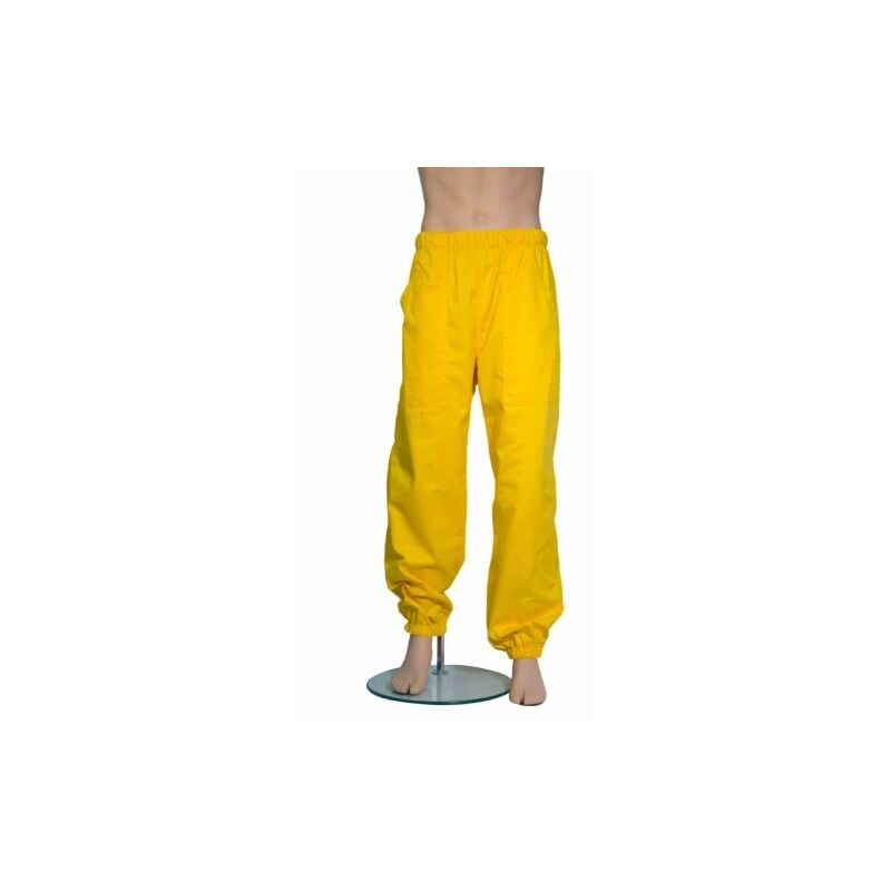 foto del prodotto pantalone da apicoltore in cotone con elastici e cerniere alle caviglie taglia m m