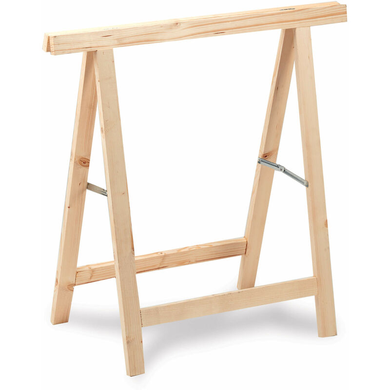 foto del prodotto cavalletto da lavoro 37x78x76 cm portata 400 kg in legno