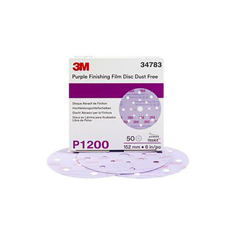 foto del prodotto 3m 34783 dischi abrasivi 260l purple p1200 pezzi 50