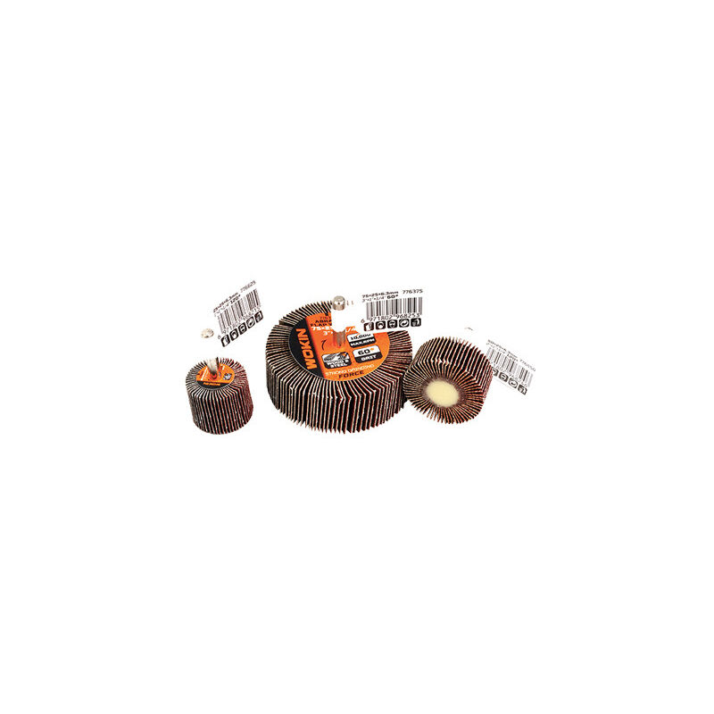 foto del prodotto ruota abrasiva lamellare 776 wokin mm 50x25 grana 120 g.mm 6 776650