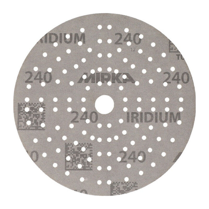 foto del prodotto disco adesivo iridium grip 121l 150mm k.240 f.ho metallo lacca co. per 100 