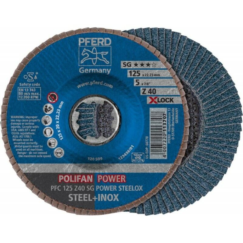 foto del prodotto disk foglie x lock steelox k80sgp 125 millimetri pferd