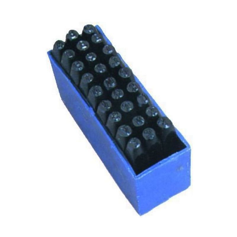 foto del prodotto blinky vigor punzoni per lettere 27 lettere mm. 8