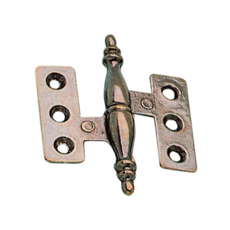 foto del prodotto blister cerniera per mobili barocchina sx 35x43 mm. 2 pezzi