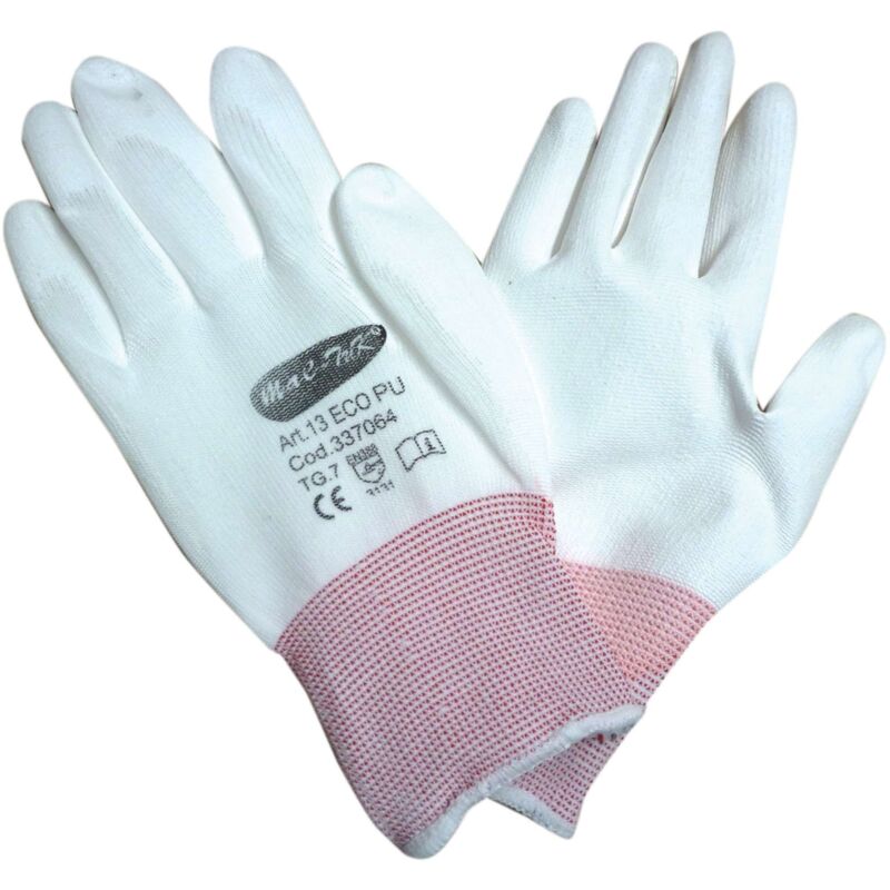 foto del prodotto guanti nylon poliuretano 13 eco tg.10 12 pa