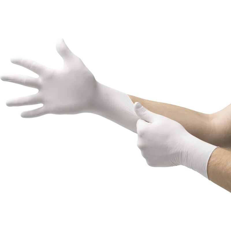foto del prodotto ansell versatouch 92 205 guanti nitrile monouso, guanti senza lattice, guanti nitrile resistenti, guanti alimentari monouso, guanti senza polvere