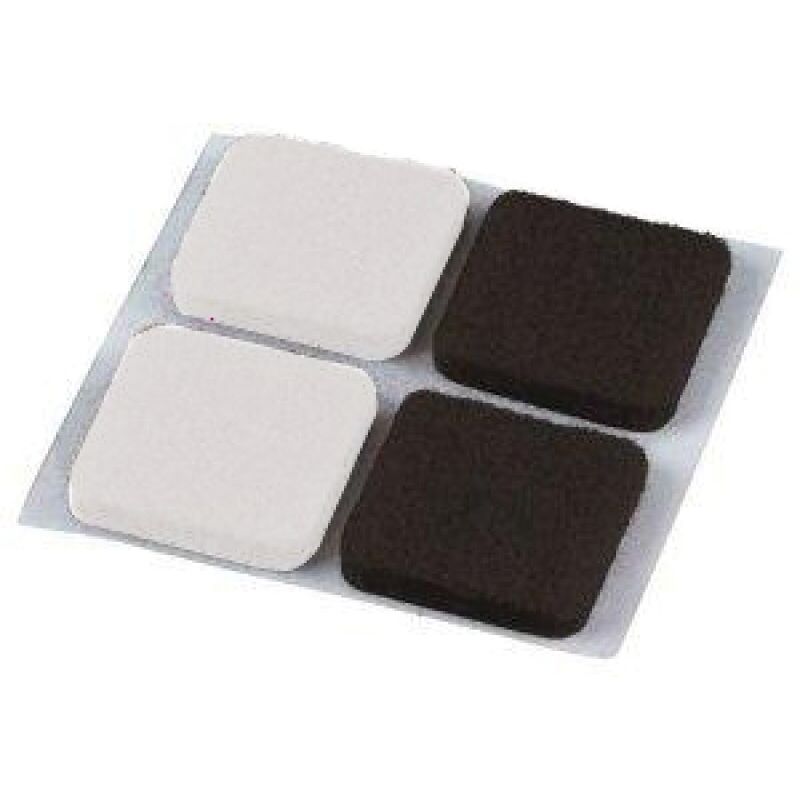 foto del prodotto feltrino adesivo quadro marrone 30x30mm maurer cf. blister 6pz