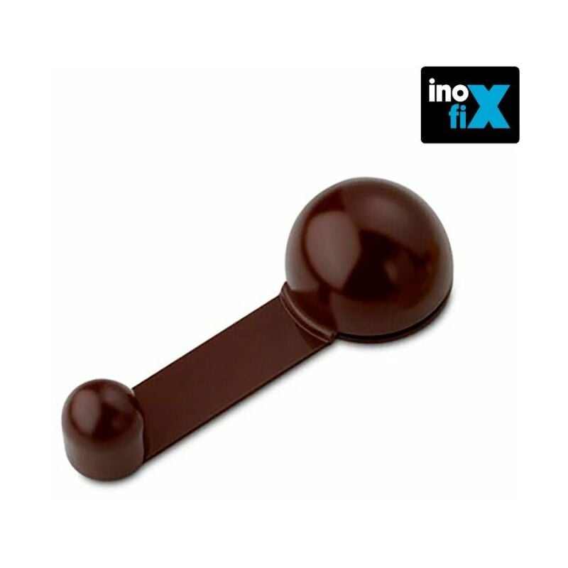 foto del prodotto fermo rotante adesivo marrone inofix blister