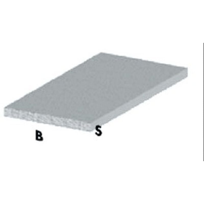 immagine 0 del prodotto profilo piatto cm 200 h argento 30x2 mm profili alluminio asta barra