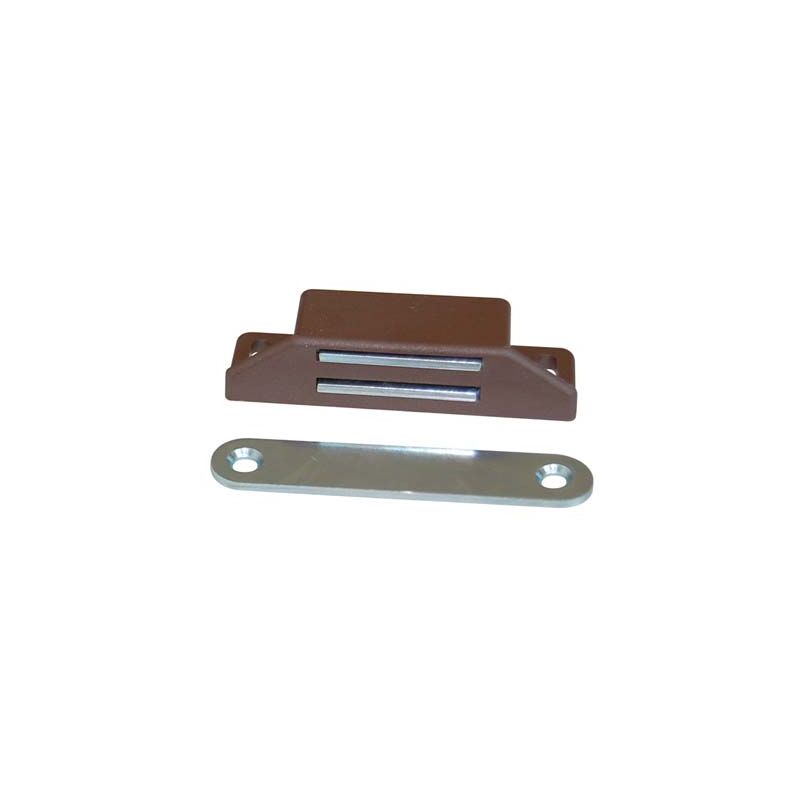 foto del prodotto cricchetto magnetico sportelli 658 mm 65x19 h.mm 15 kg 8 incontro marrone