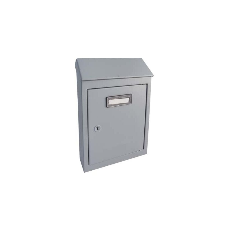 foto del prodotto cassetta posta tradizione egizia mini acciaio vern grigio mm 175x50 h.mm 260