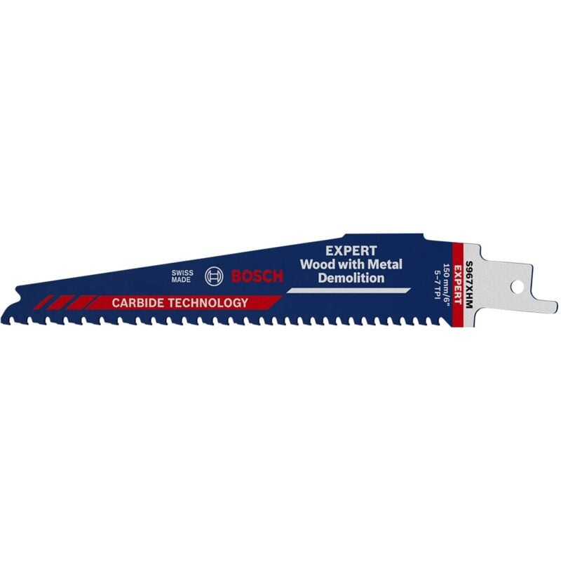 foto del prodotto bosch set di 10 lame sega universale expert wood with metal demolition 150 mm 2 608 900 397 