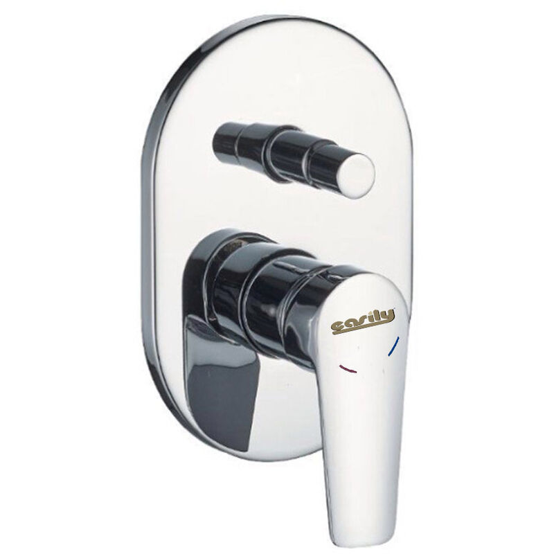 immagine 0 del prodotto vetrineinrete miscelatore per doccia con deviatore a due vie ad incasso da parete rubinetto monocomando moderno