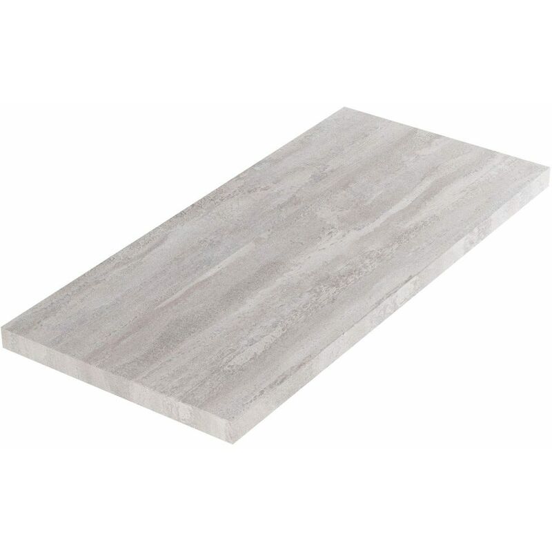 foto del prodotto kiamami valentina piano per lavabo bagno 100cm in legno effetto cemento