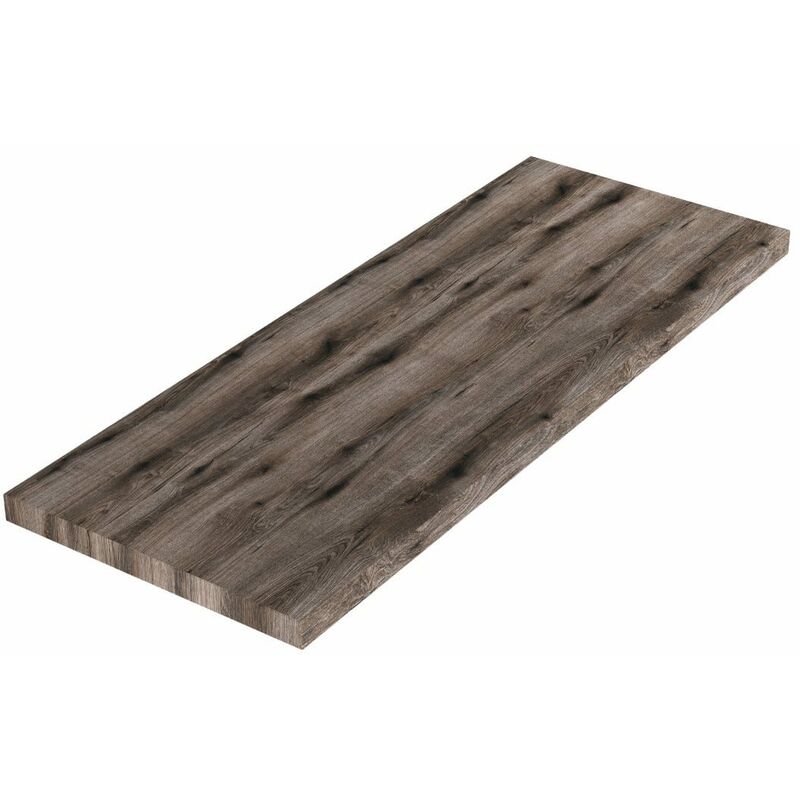 foto del prodotto kiamami valentina mensola sospesa sottolavabo 120cm legno rovere fossile