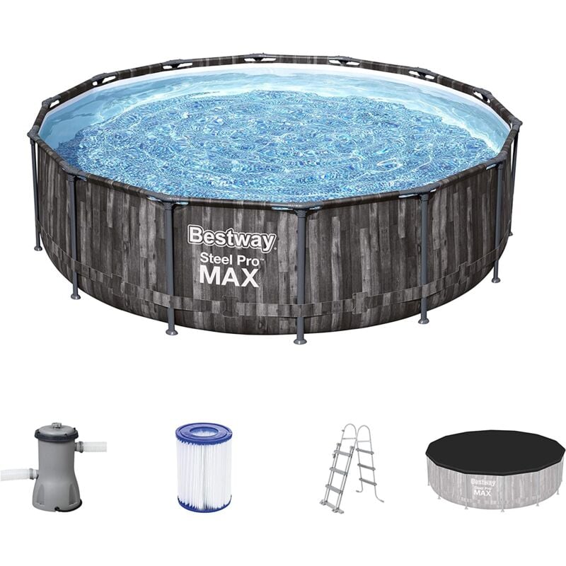 foto del prodotto bestway piscina fuori terra steel pro max tonda 427 x 107 cm