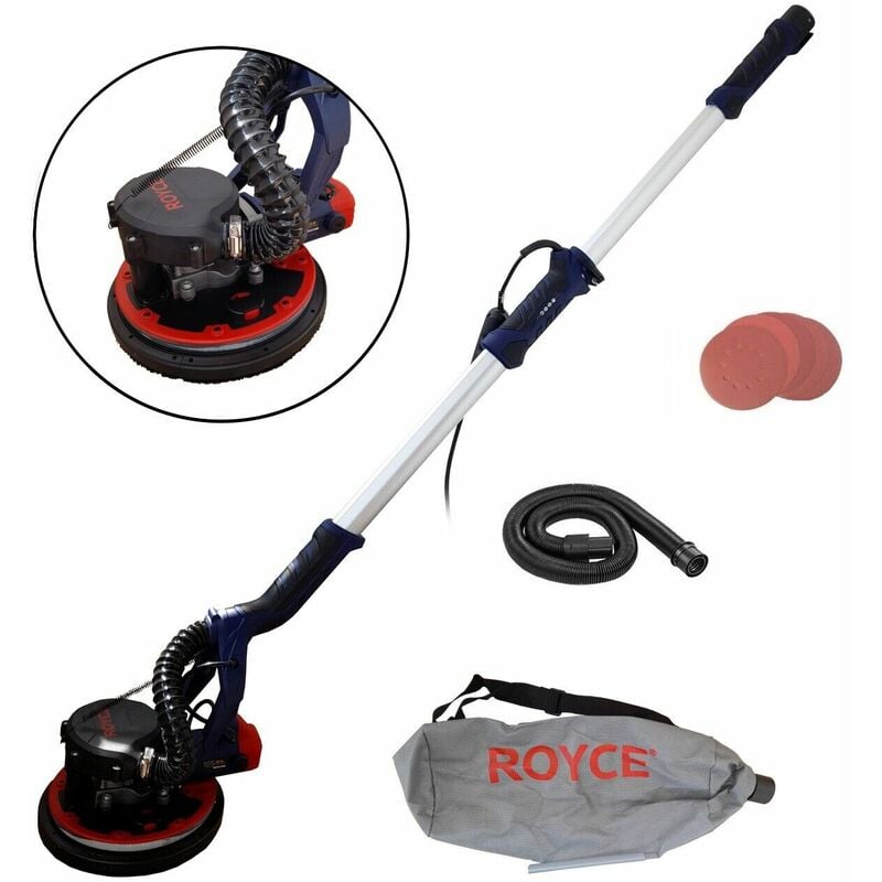 foto del prodotto levigatrice muro cartongesso carteggiatrice giraffa telescopica 700w rgds 700