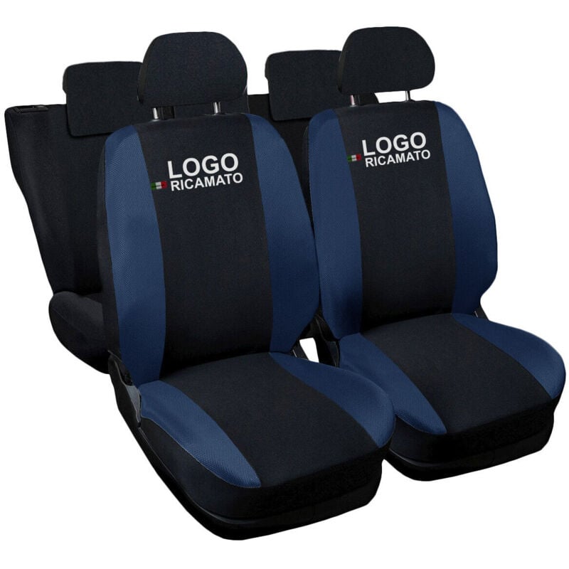foto del prodotto lupexshop lupex shop coprisedili auto compatibili per 600, made in italy, set di copri sedili anteriori e posteriori con copri poggiatesta