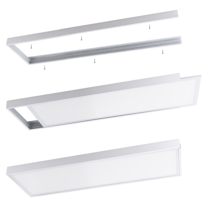 foto del prodotto greenice tessileio di montaggio superficie montata pannello led 120x60cm
