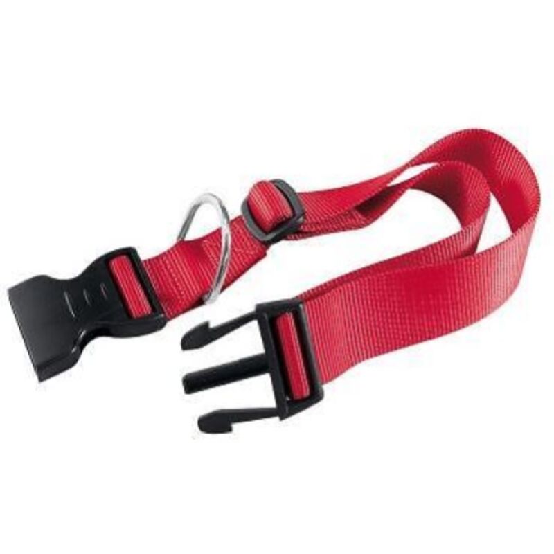 foto del prodotto collare per cane cani club rosso regolabile 36 56 cm nylon articoli animali