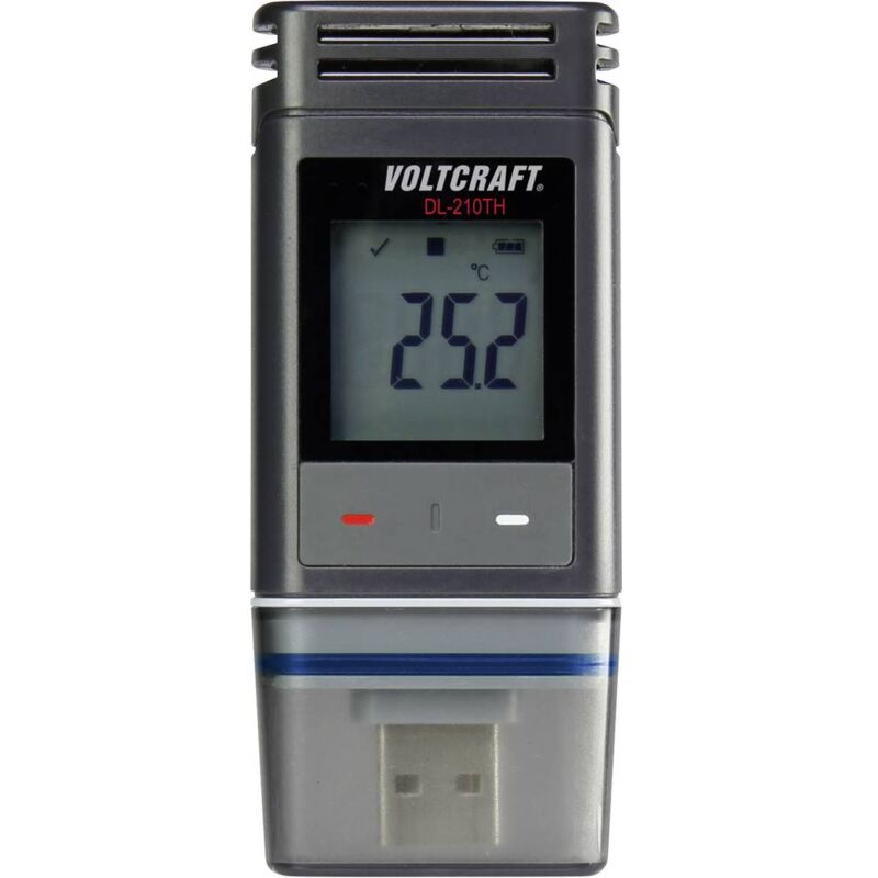 immagine 0 del prodotto voltcraft dl 210th data logger temperatura, data logger umidit misura temperatura, umidit dell aria 30 fino a 60 
